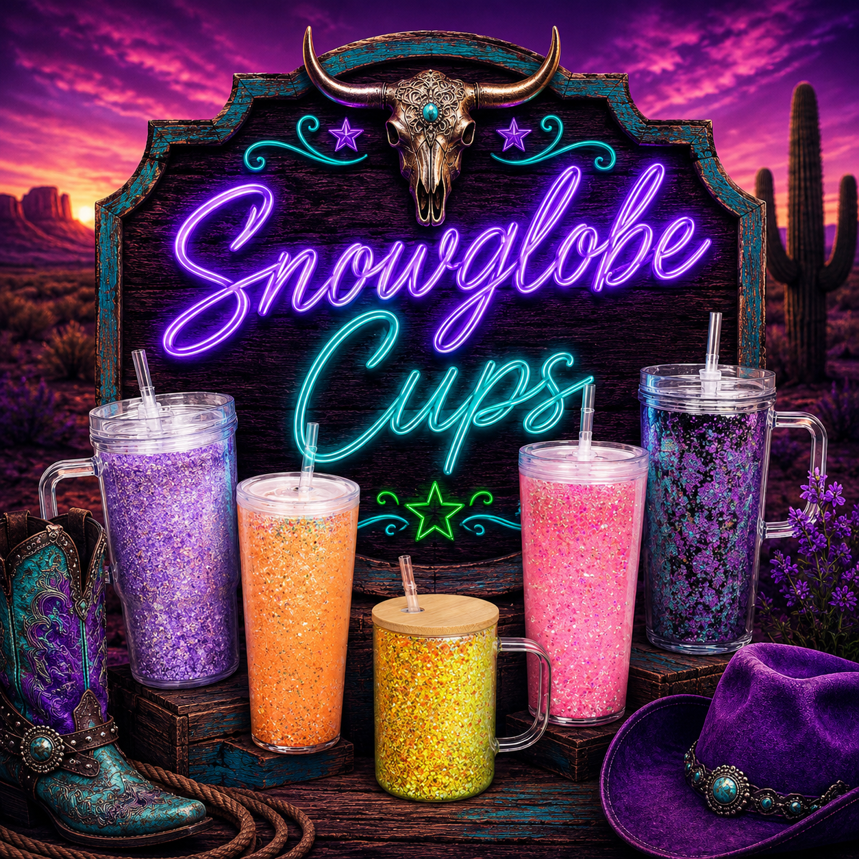 Snowglobe Cups