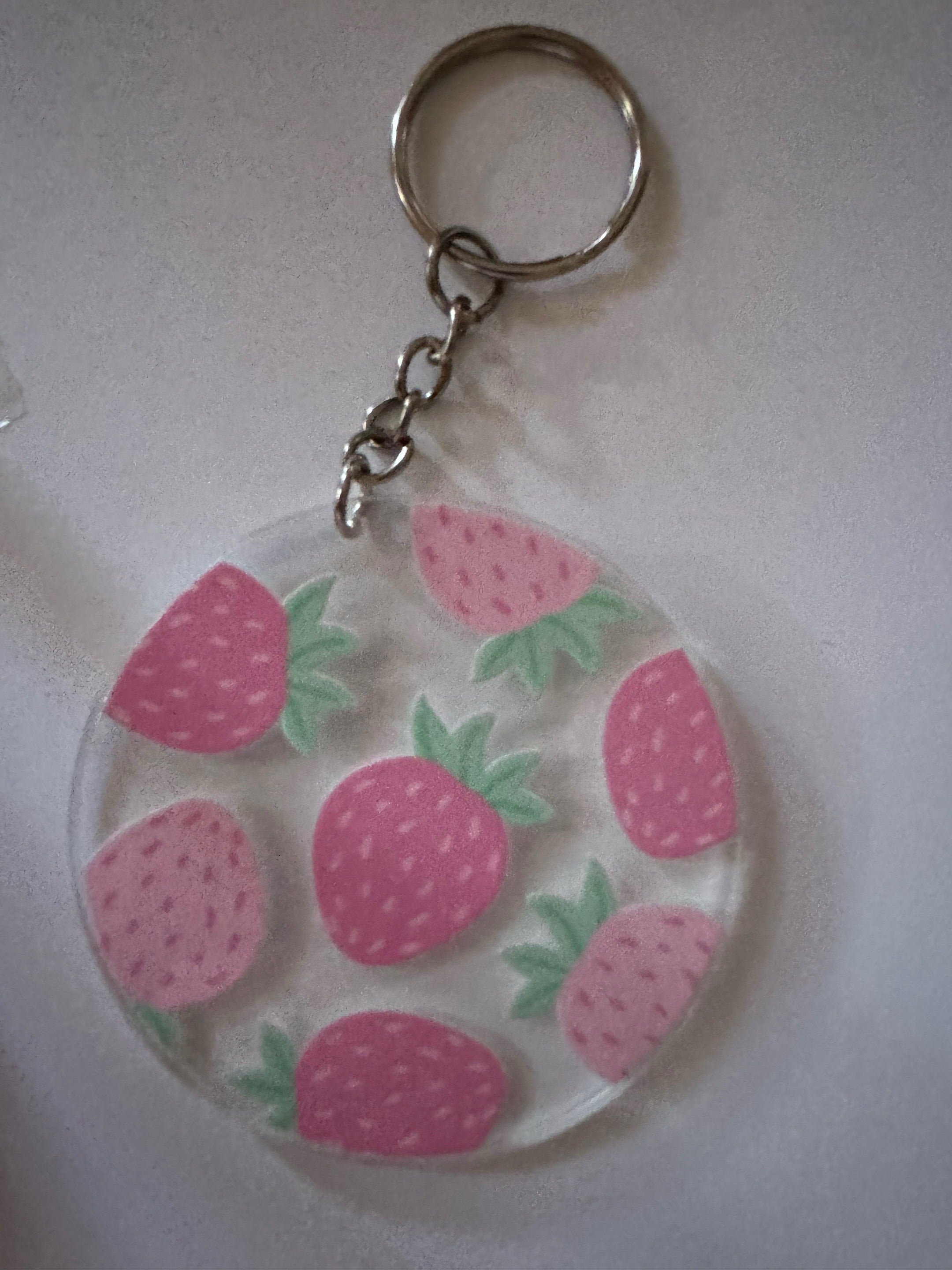 Premade Round Acrylic Keychains