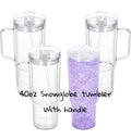 40 oz Snowglobe with handle