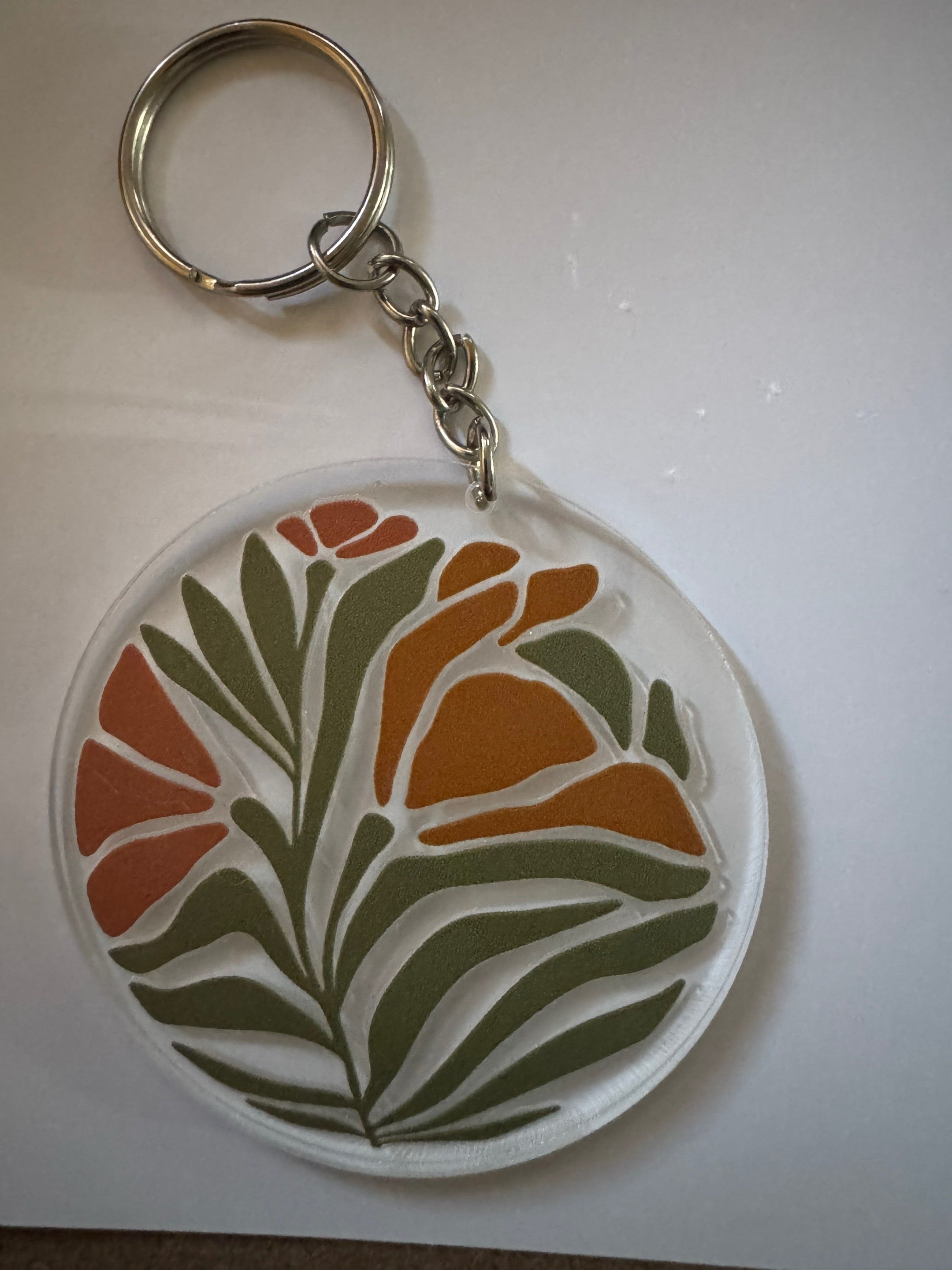 Premade Round Acrylic Keychains