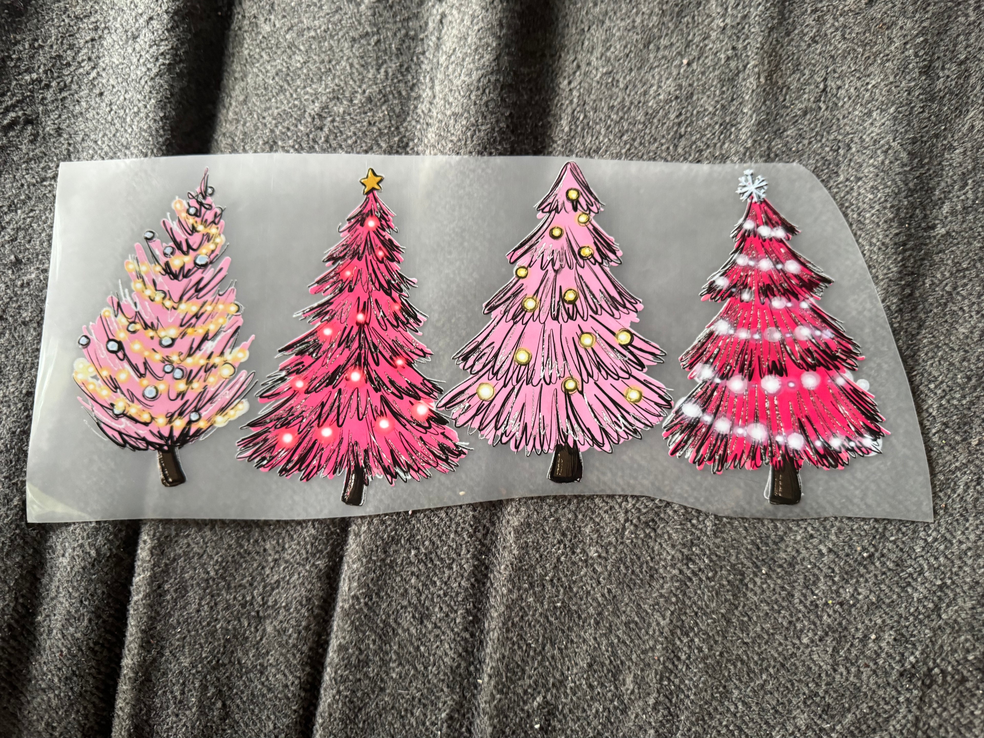 Pink trees