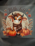 Hello Fall cow