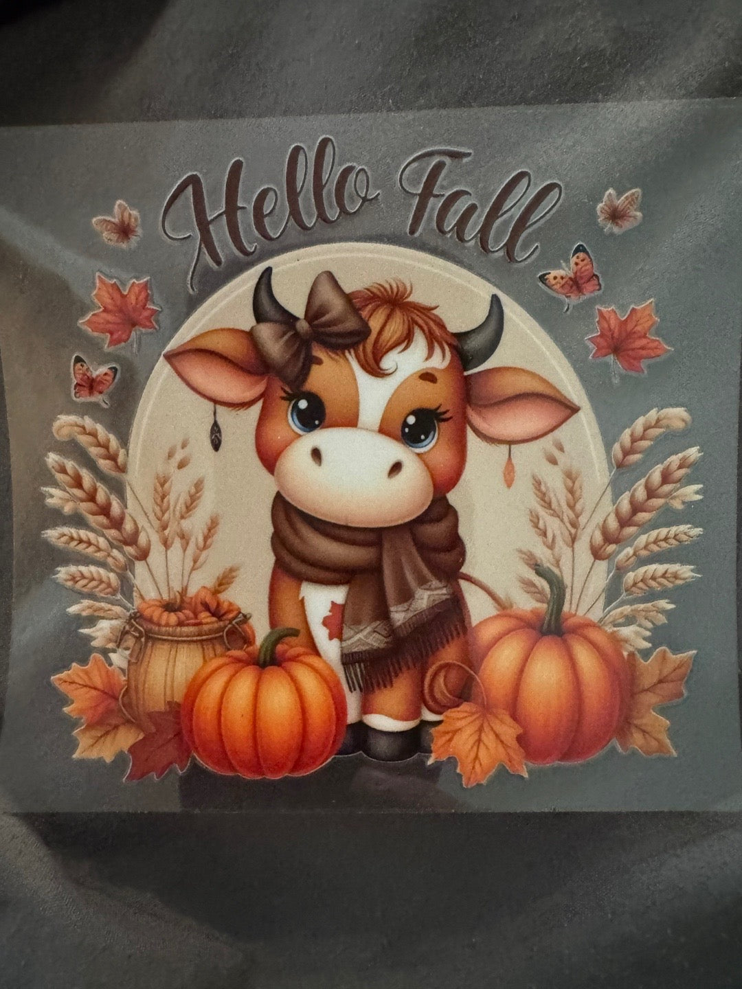 Hello Fall cow