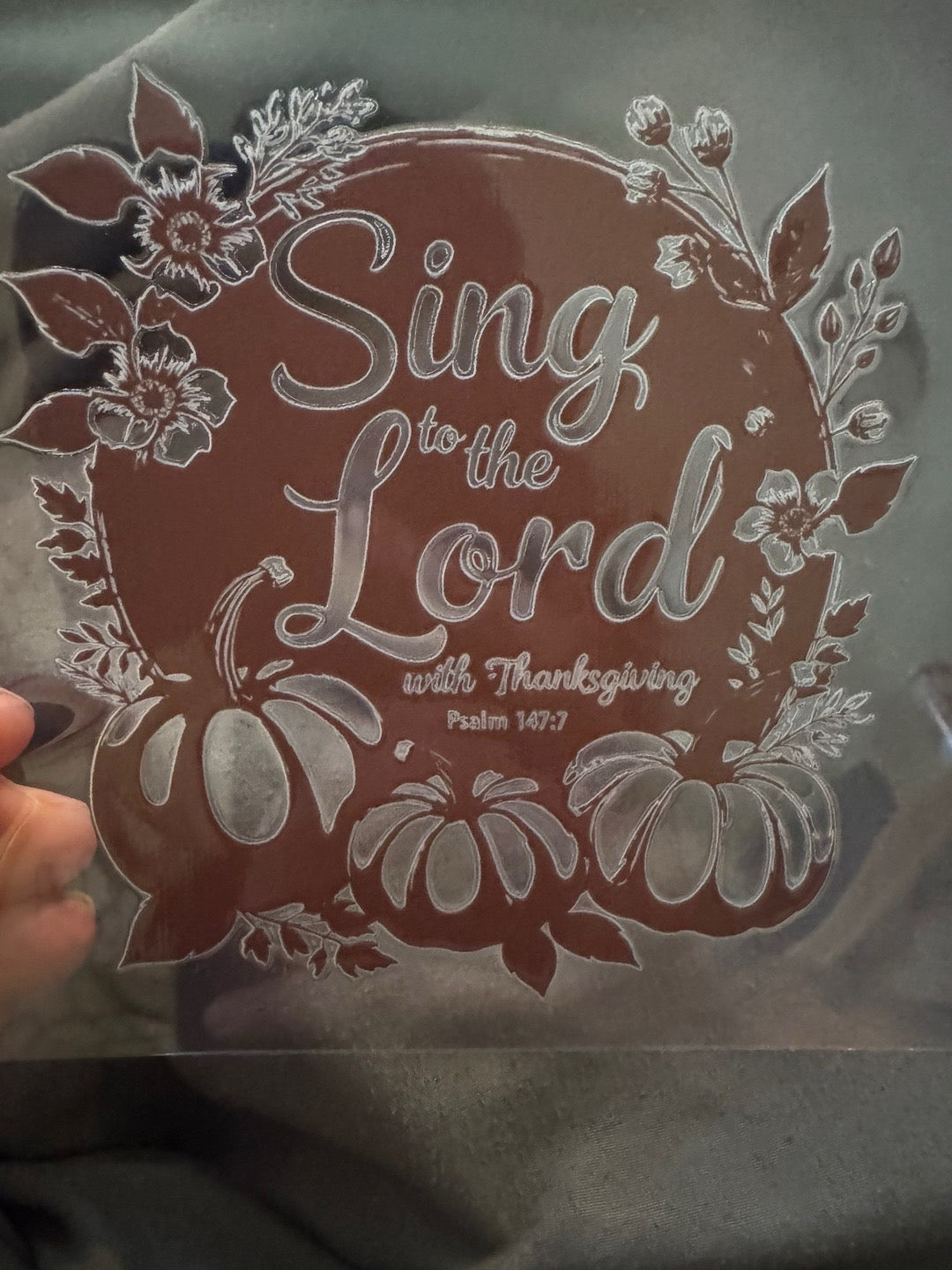 Sing to the Lord