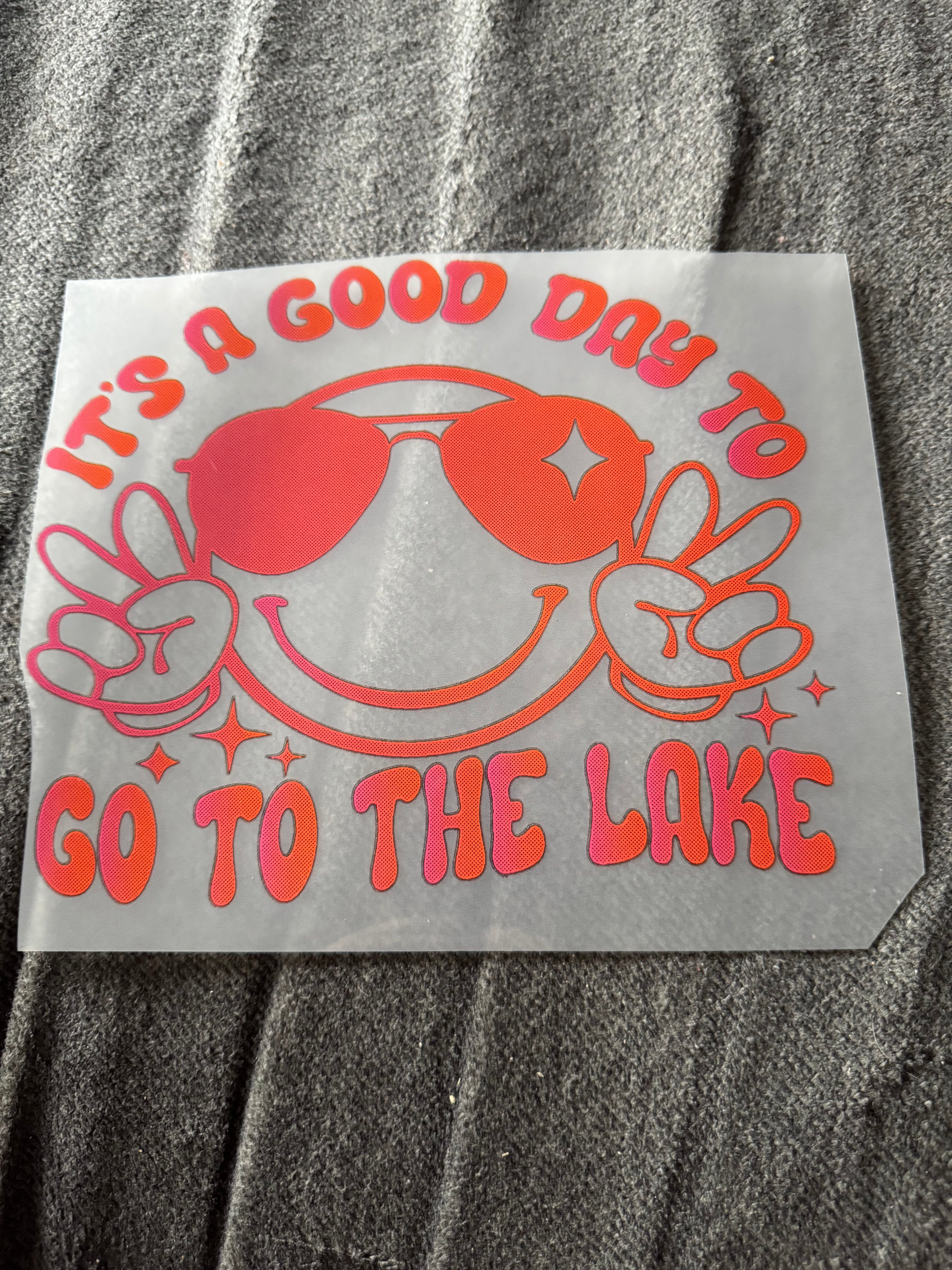 Its a good day to go to the lake