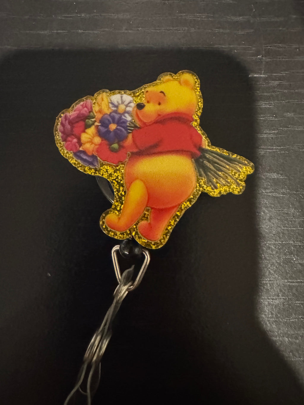 Badge reel w/acrylic